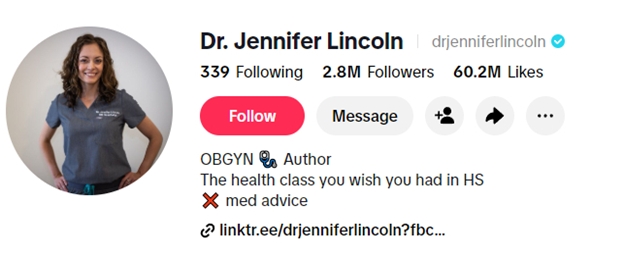 Dra. Jennifer Lincoln Dra. Jennifer Lincoln